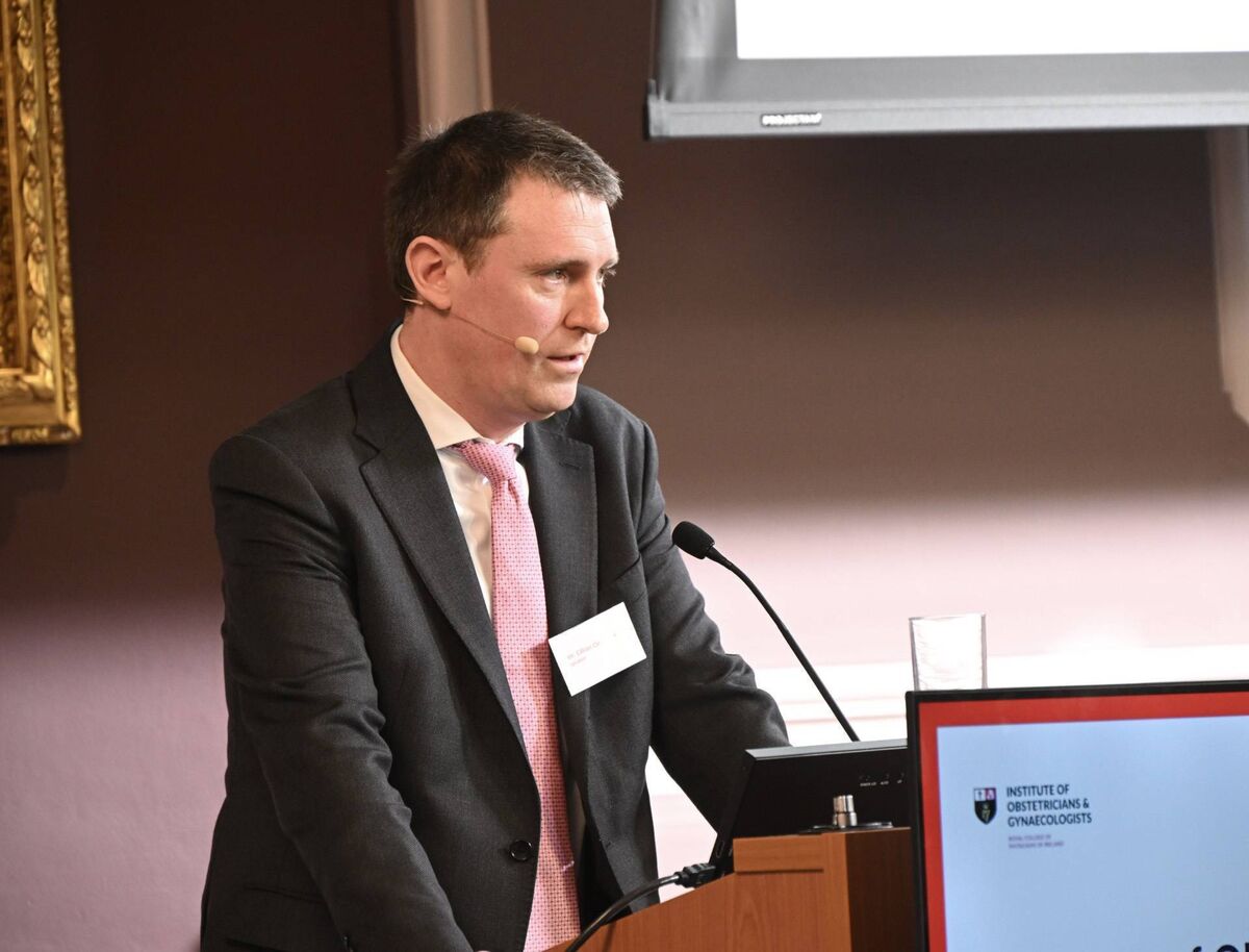 Cillian Clancy, consultant colorectal surgeon, at Tallaght University Hospital at the conference.