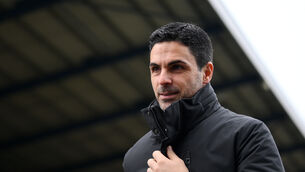 <p>Arsenal manager Mikel Arteta ahead of the Emirates FA Cup fifth round match at One Call Stadium, Mansfield. Picture date: Saturday March 7, 2026.</p>