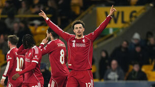 <p>Liverpool will travel to play Manchester City in the FA Cup quarter-finals. Pic: Martin Rickett/PA Wire.</p>