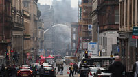 Glasgow Central fire