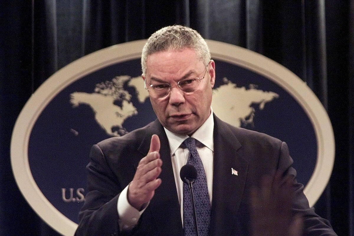 Back in the 1991 Gulf war, America's then-Secretary of State Colin Powell spoke about restraint, proportionality, and carefully calibrated decisions. He wanted to avoid killing people unnecessarily. File picture: AP/Hillery Smith Garrison