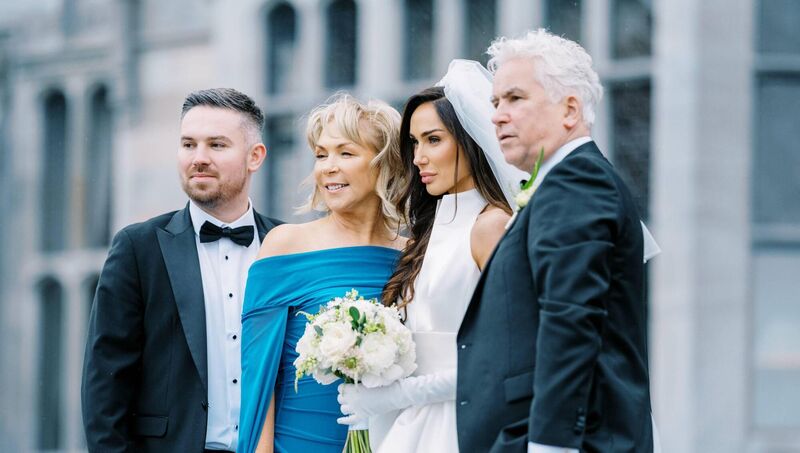 Dr Lisa Madden with her brother David and her parents Mary and Peter Madden. Picture: Studio Lordan Dr Lisa Madden with her brother David and her parents Mary and Peter Madden. Picture: Studio Lordan