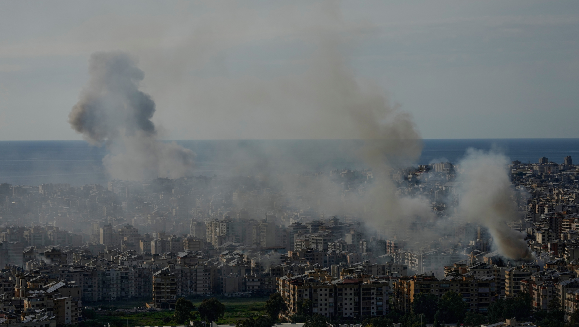 Air strikes reported across the Middle East as conflict blocks Strait of Hormuz