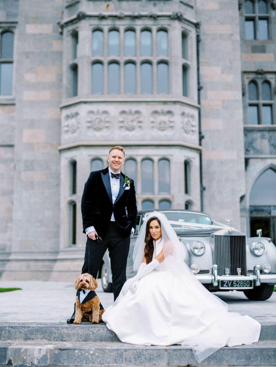 Dr Lisa Madden and Dr Brian Cotter with Arnold. Pictures: Picture: Studio Lordan