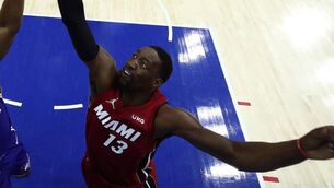 <p>Bam Adebayo #13 of the Miami Heat. Pic: Tim Nwachukwu/Getty Images</p>