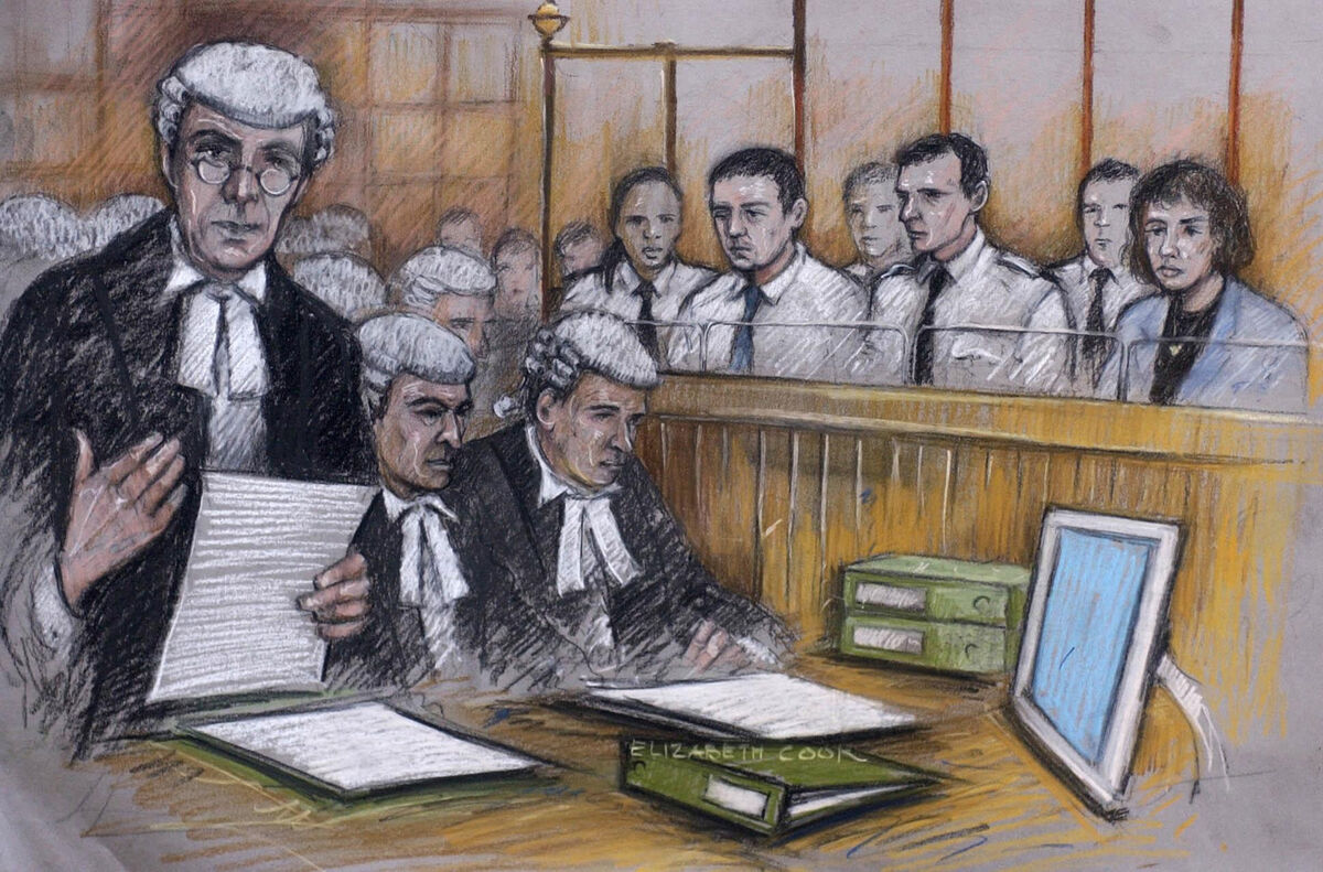 Prosecution Counsel Richard Latham outlining the case against Ian Huntley and Maxine Carr at the Old Bailey in 2003. File picture: Elizabeth Cook. Prosecution Counsel Richard Latham outlining the case against Ian Huntley and Maxine Carr at the Old Bailey in 2003. File picture: Elizabeth Cook.