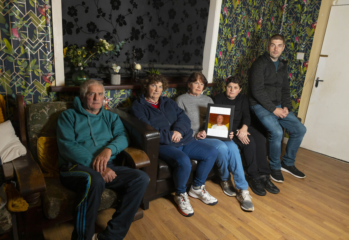  The family of Jamie Weldon, Billy, Monica, Frances, Fiona, and Sean, from Butlerstown, Co Waterford. File picture: Patrick Browne