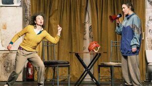 <p>Ballyturk cast members Niamh Power and Laura Connolly will take to the stage at the West Cork Drama Festival at Rossmore Theatre. Picture: Marcin Lewandoski</p>