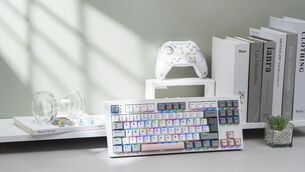 <p>The Epomaker TH87 uses a tenkeyless layout that removes the numpad while keeping the full typing and function key area. Picture: Epomaker.</p>