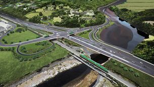 <p>The proposed €80m eastern multi-modal access interchange at the Glanmire Road roundabout.</p>