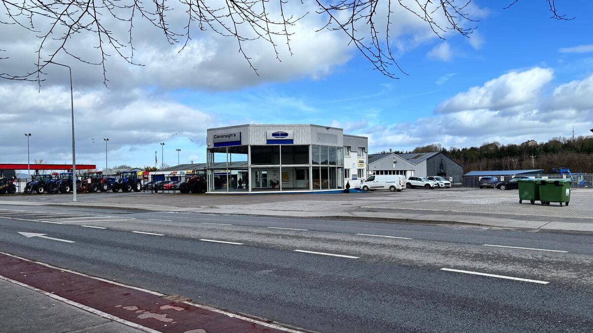 The dealership, on the Cork Road, could suit an operator looking to expand to a modern facility, or could also suit conversion to another type of showroom such as furniture.