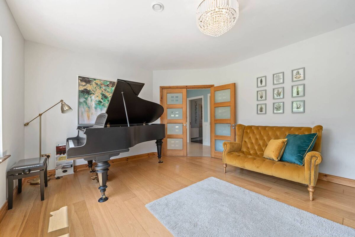 Grand piano in the living room Grand piano in the living room